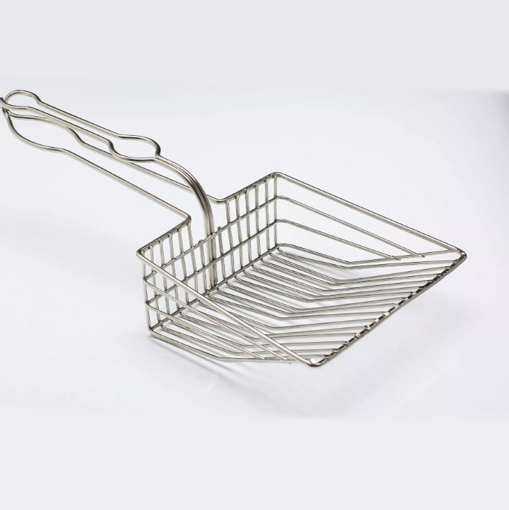 JMT-768650 Instantaneous Filter Cat Litter Shovel - Durable Metal with PVC Handle