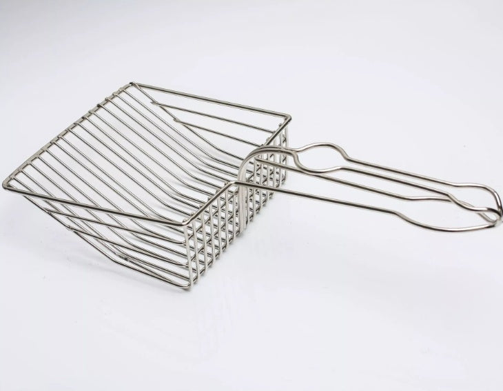 JMT-768650 Instantaneous Filter Cat Litter Shovel - Durable Metal with PVC Handle