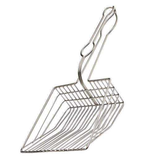 JMT-768650 Instantaneous Filter Cat Litter Shovel - Durable Metal with PVC Handle