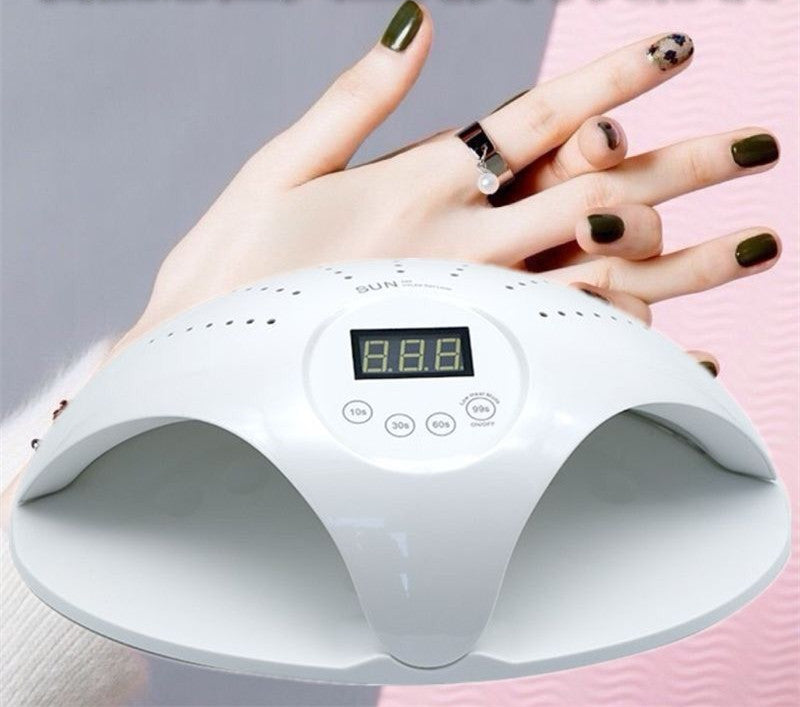 JMT-768714 Light Therapy Nail Dryer for Nail Polish and Glue - Color Options: White, Pink