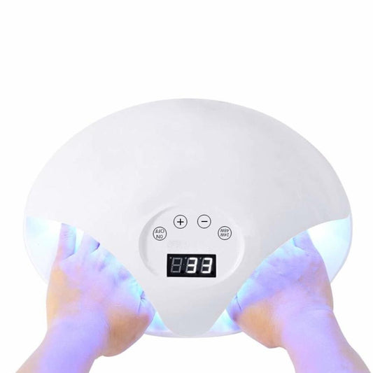 JMT-768714 Light Therapy Nail Dryer for Nail Polish and Glue - Color Options: White, Pink