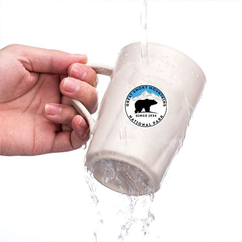 JMT-769034 Matte Cartoon PVC Stickers - Waterproof National Park Series, Small Size, 25g