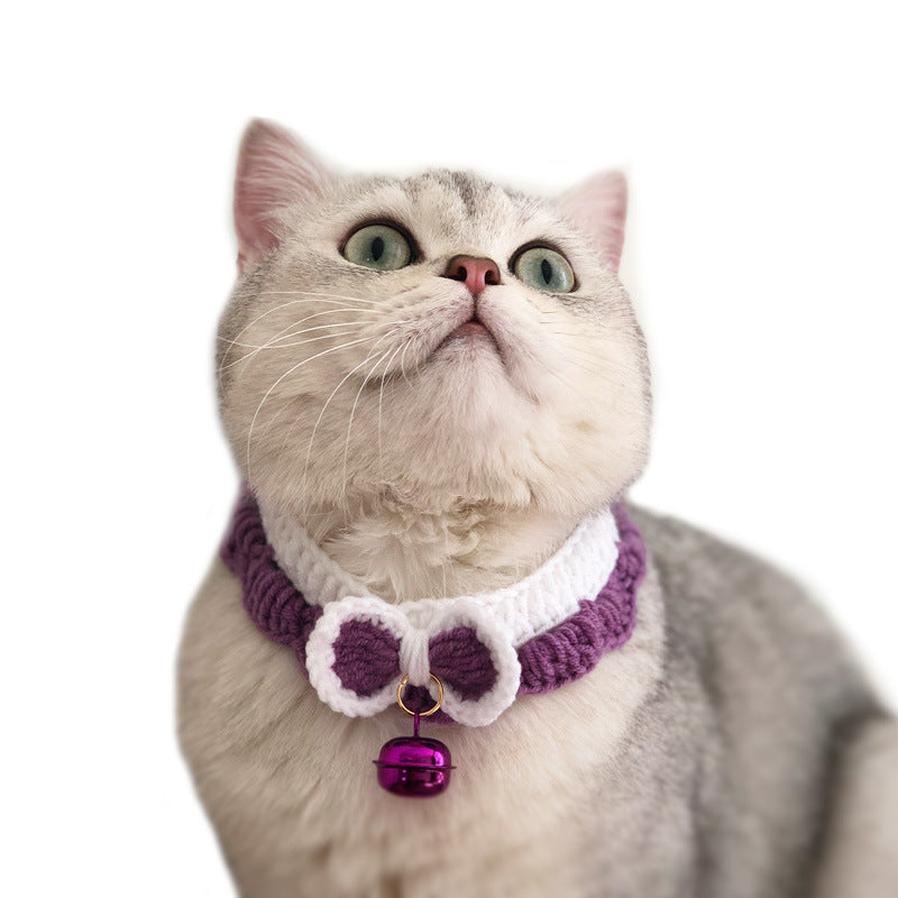 JMT-769226 Pet Cat and Small Dog Bow Tie Collar - Gender-Neutral Pet Accessory
