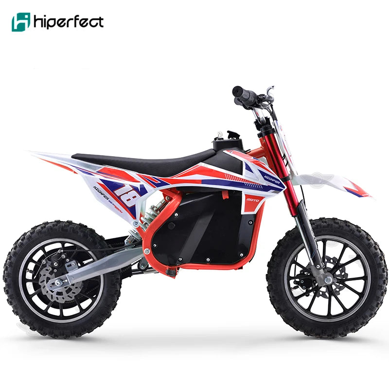 JMT-769482 36V Kids Mini Electric Dirt Bike, 500W/800W Off-Road Dirt Bike for Young Riders , Top Speed 27.9 mph