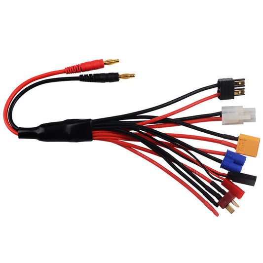JMT-769738 8-in-1 Adapter Cable for B6 Charger with 4mm Banana Plug and Multiple Connector Options