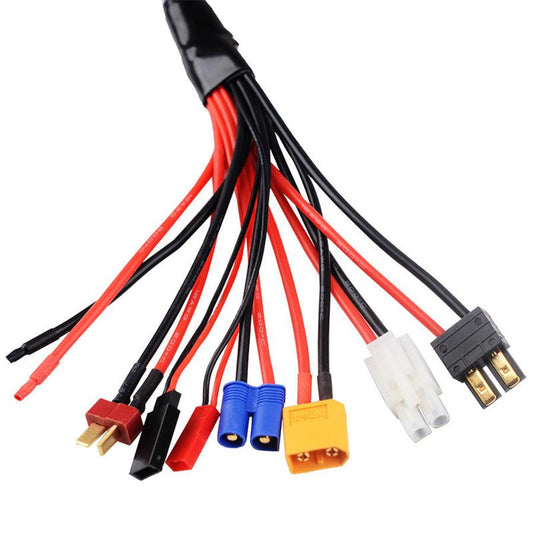 JMT-769738 8-in-1 Adapter Cable for B6 Charger with 4mm Banana Plug and Multiple Connector Options