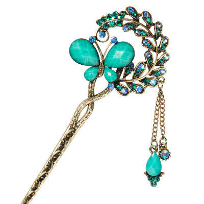 JMT-770250 Ethnic Style Gold-Plated Hairpin for Elegant Hair Accessories