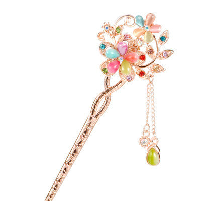 JMT-770250 Ethnic Style Gold-Plated Hairpin for Elegant Hair Accessories
