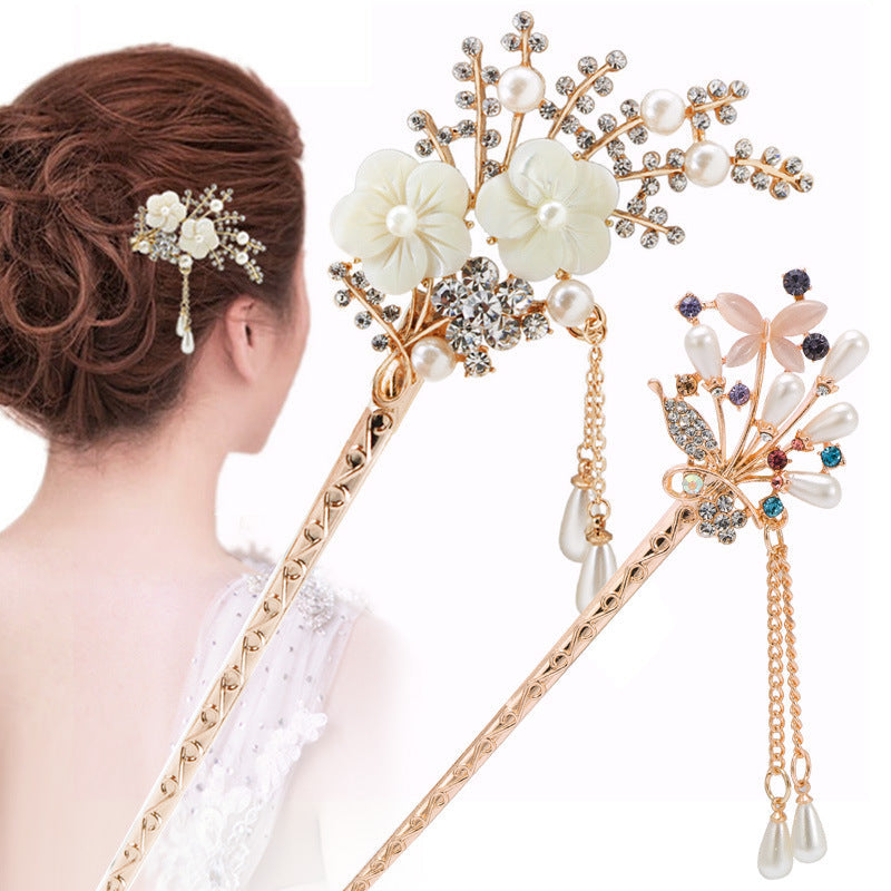 JMT-770250 Ethnic Style Gold-Plated Hairpin for Elegant Hair Accessories