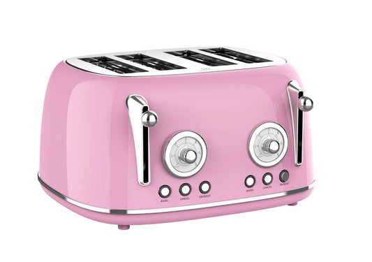 JMT-770378 Automatic Retro Electric Toaster for Home Bread Baking and Breakfast Preparation