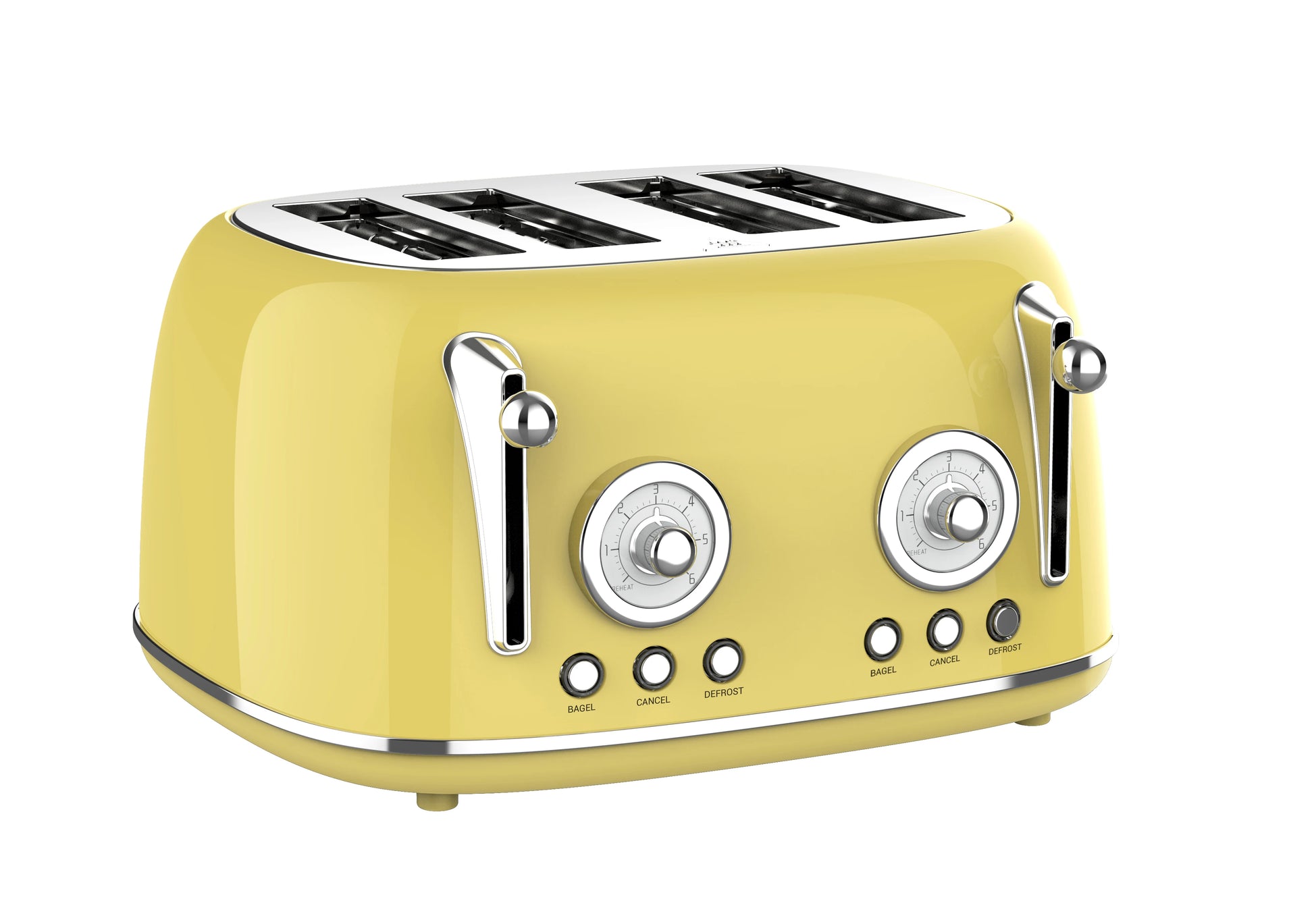 JMT-770378 Automatic Retro Electric Toaster for Home Bread Baking and Breakfast Preparation