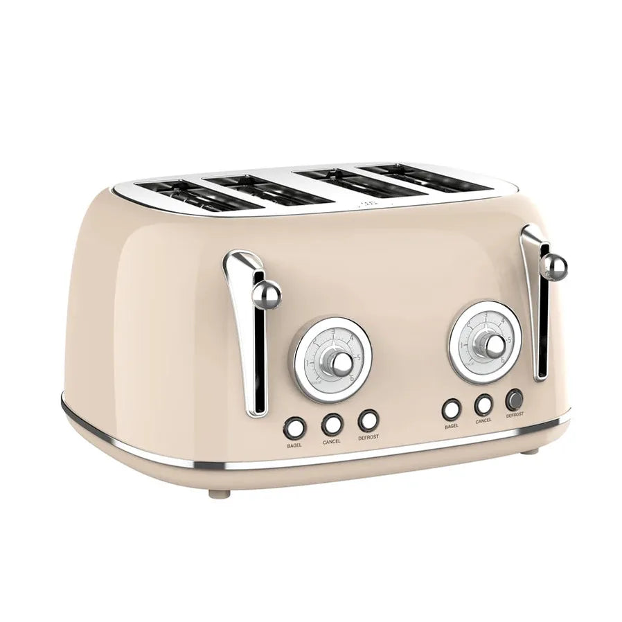 JMT-770378 Automatic Retro Electric Toaster for Home Bread Baking and Breakfast Preparation