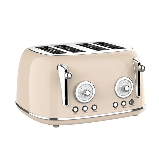 JMT-770378 Automatic Retro Electric Toaster for Home Bread Baking and Breakfast Preparation