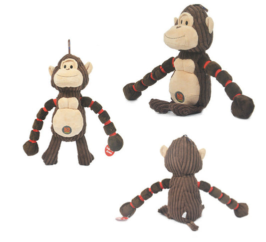JMT-770698 Interactive Vocal Toy for Dogs - Plush Rabbit, Monkey, and Crocodile Design, Ideal for Training and Companionship