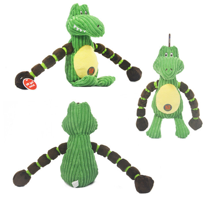 JMT-770698 Interactive Vocal Toy for Dogs - Plush Rabbit, Monkey, and Crocodile Design, Ideal for Training and Companionship