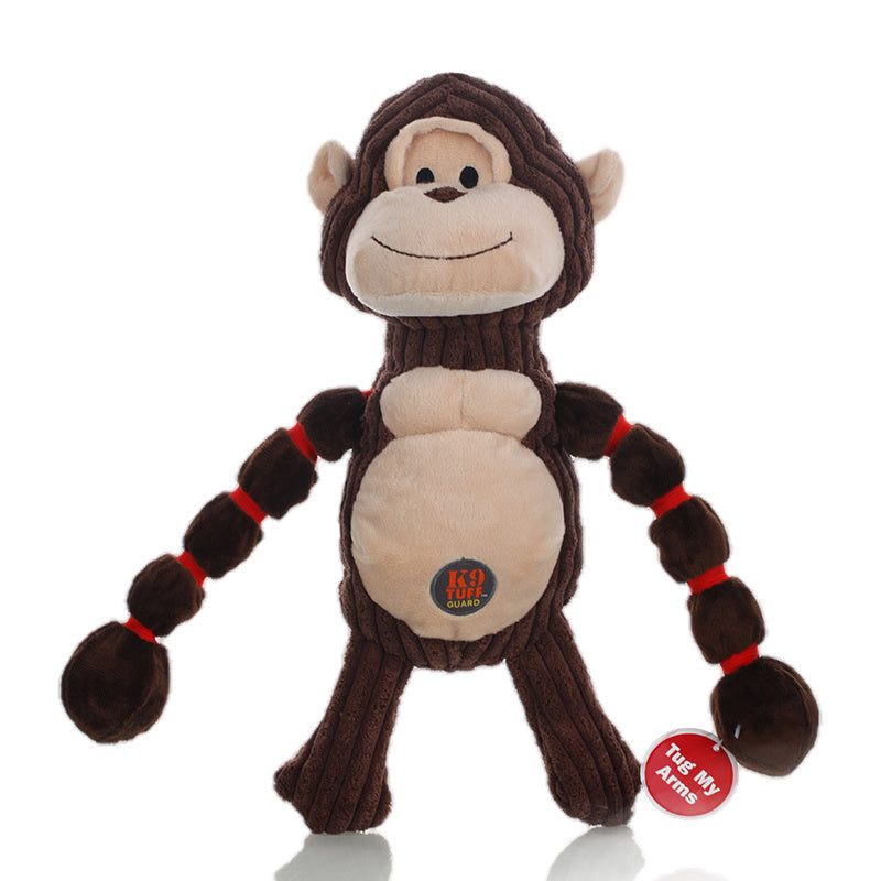 JMT-770698 Interactive Vocal Toy for Dogs - Plush Rabbit, Monkey, and Crocodile Design, Ideal for Training and Companionship