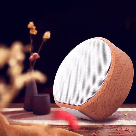 JMT-770890 Wood Grain Bluetooth Computer Speaker with USB Connection and Built-in Lithium Battery