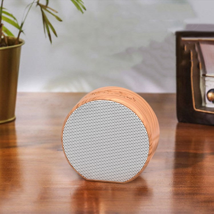 JMT-770890 Wood Grain Bluetooth Computer Speaker with USB Connection and Built-in Lithium Battery