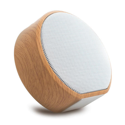 JMT-770890 Wood Grain Bluetooth Computer Speaker with USB Connection and Built-in Lithium Battery