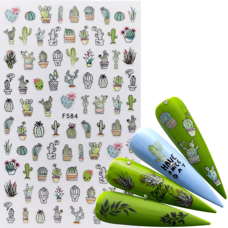 JMT-771018 Character Image Nail Stickers for Decorative Manicure and Nail Art