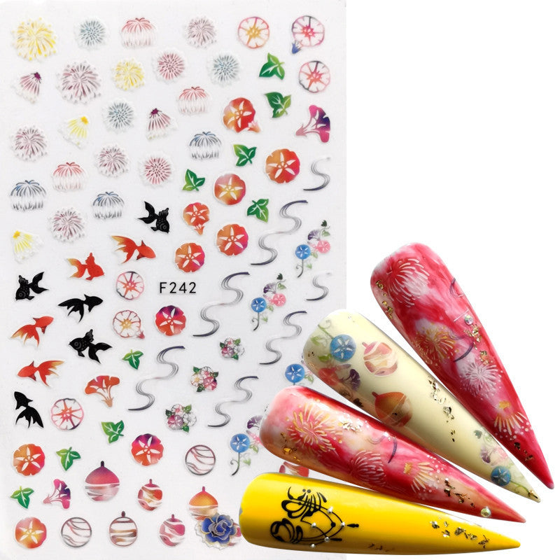 JMT-771018 Character Image Nail Stickers for Decorative Manicure and Nail Art