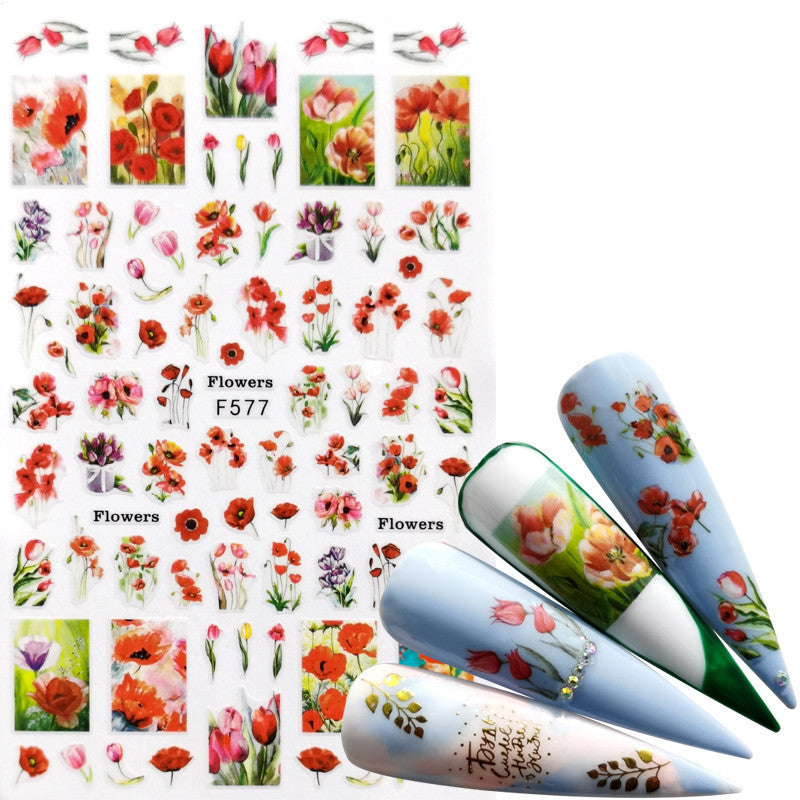 JMT-771018 Character Image Nail Stickers for Decorative Manicure and Nail Art