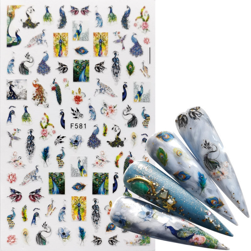 JMT-771018 Character Image Nail Stickers for Decorative Manicure and Nail Art