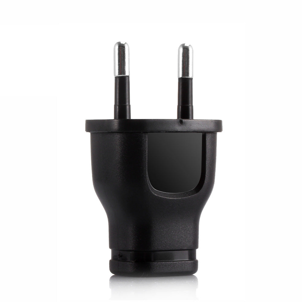 JMT-771402 Single Port USB Travel Charger - USB Black and White, EU & US Compatible, Compact Design