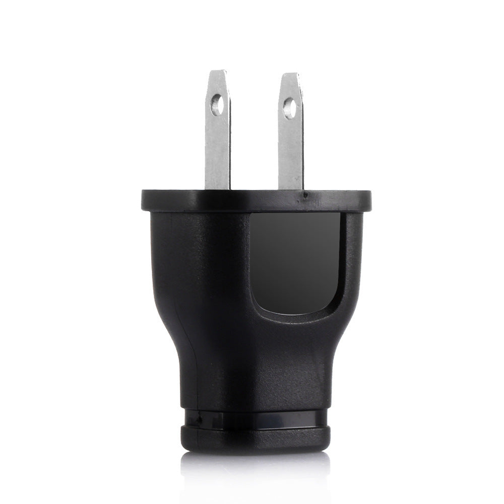 JMT-771402 Single Port USB Travel Charger - USB Black and White, EU & US Compatible, Compact Design