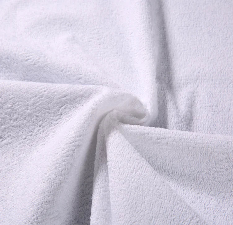 JMT-771786 Noiseless Waterproof Mattress Protector with Elastic Straps and Spring Pad Design
