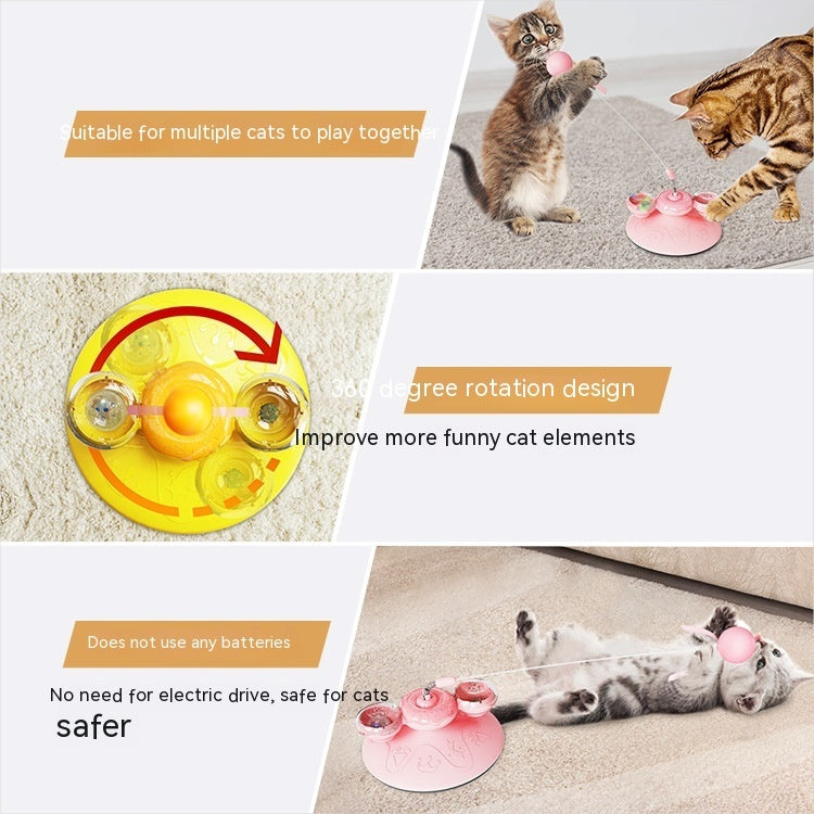 JMT-771850 Interactive Donut Cat Toy for Boredom Relief and Engagement