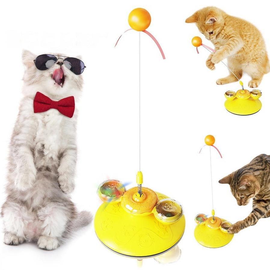 JMT-771850 Interactive Donut Cat Toy for Boredom Relief and Engagement