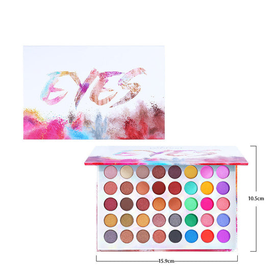 JMT-772298 40-Color Matte Pearlescent Eyeshadow Palette - Versatile Shades for All Skin Types