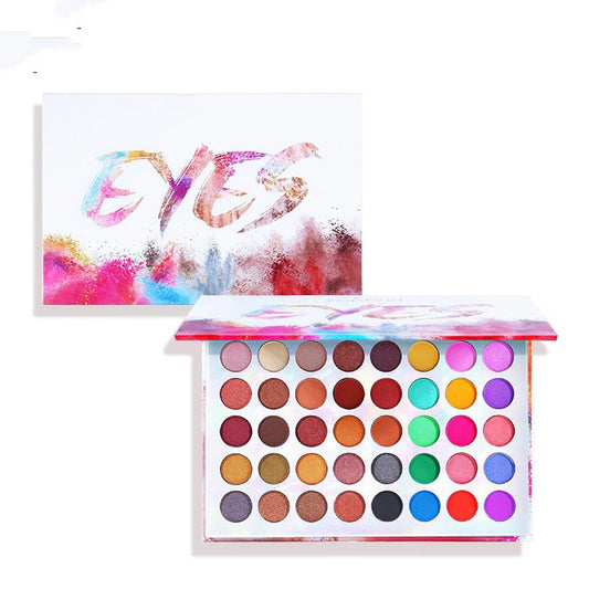 JMT-772298 40-Color Matte Pearlescent Eyeshadow Palette - Versatile Shades for All Skin Types