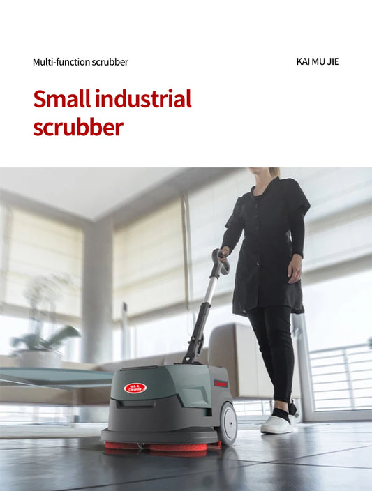 JMT-772490 Portable Mini Floor Scrubber 170W Handheld Cleaning Machine for Household Use