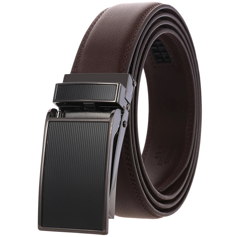 JMT-772618 Automatic Ratchet Buckle Belt for Business Casual Wear - 30mm Width