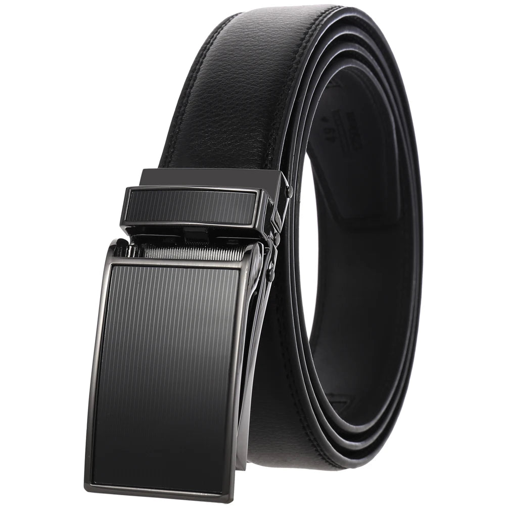 JMT-772618 Automatic Ratchet Buckle Belt for Business Casual Wear - 30mm Width