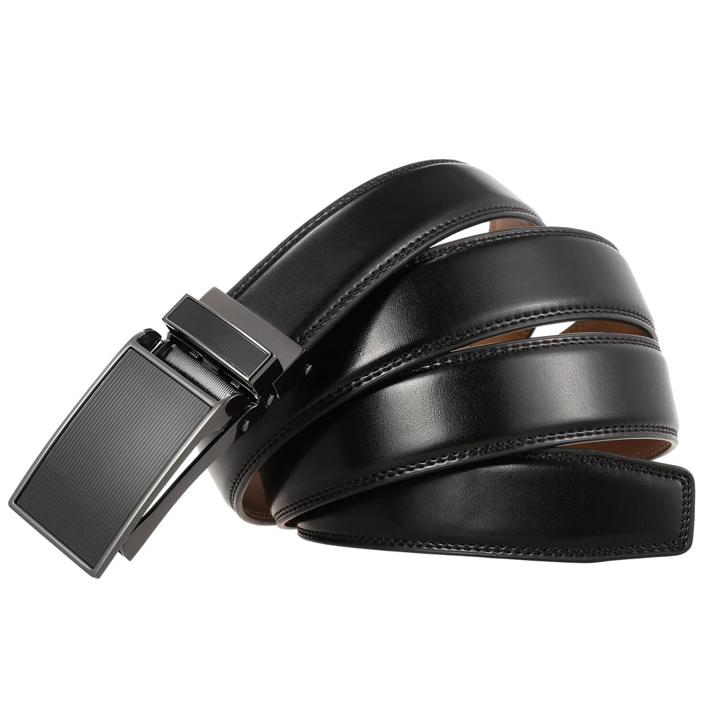 JMT-772618 Automatic Ratchet Buckle Belt for Business Casual Wear - 30mm Width