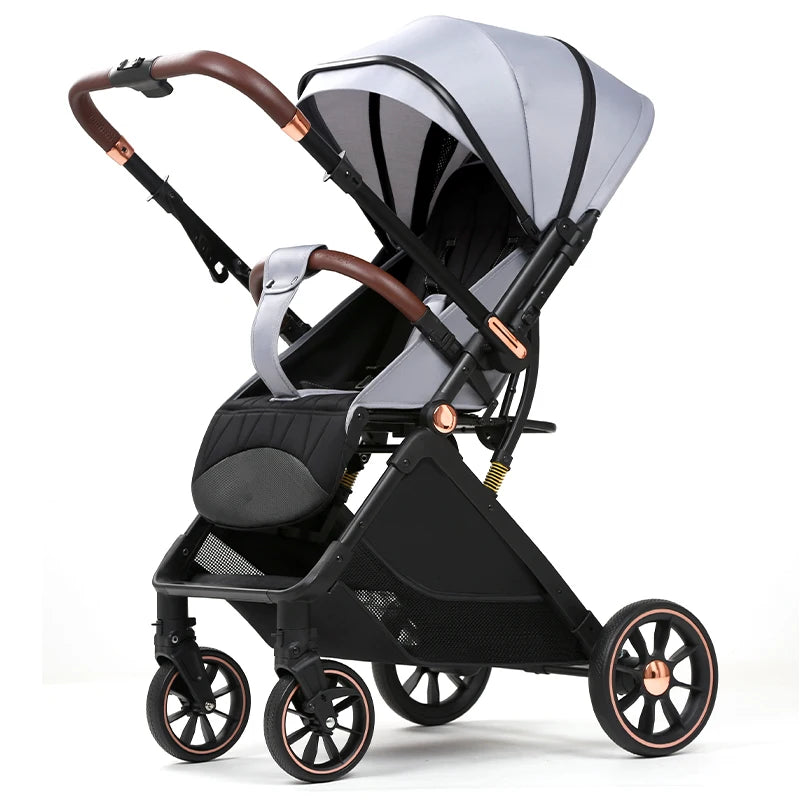 JMT-772874 Elegant Lightweight Multifunctional Baby Stroller Travel System - Compact and Foldable Pushchair for Easy Transport