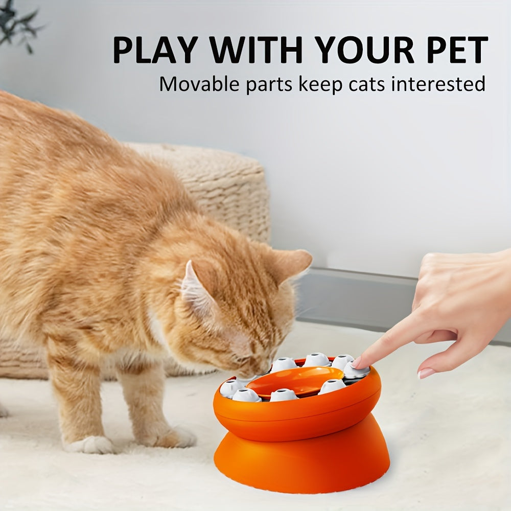 JMT-773002 Elevated Interactive Cat Slow Feeder Puzzle for Dry Food and Treats