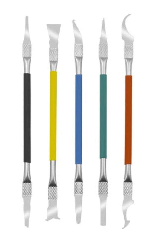 JMT-773194 5-Piece CPU Rubber Scraper Tool Set for Chip Removal and Glue Cleaning