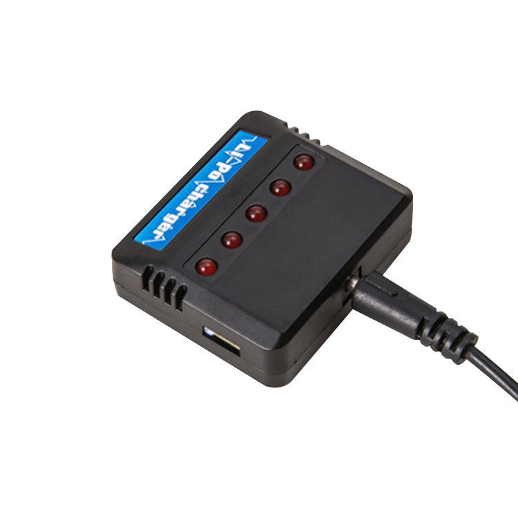 JMT-773194 Smart USB Charger for 3.7V Lithium Batteries - Five Slot Charging Station