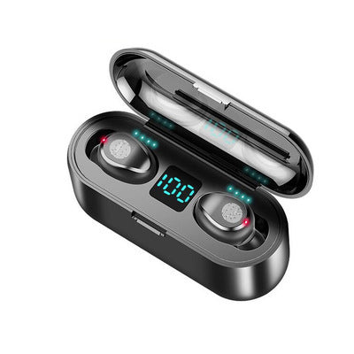 JMT-773514 Binaural Wireless Bluetooth Headset with Power Display and Voice Control