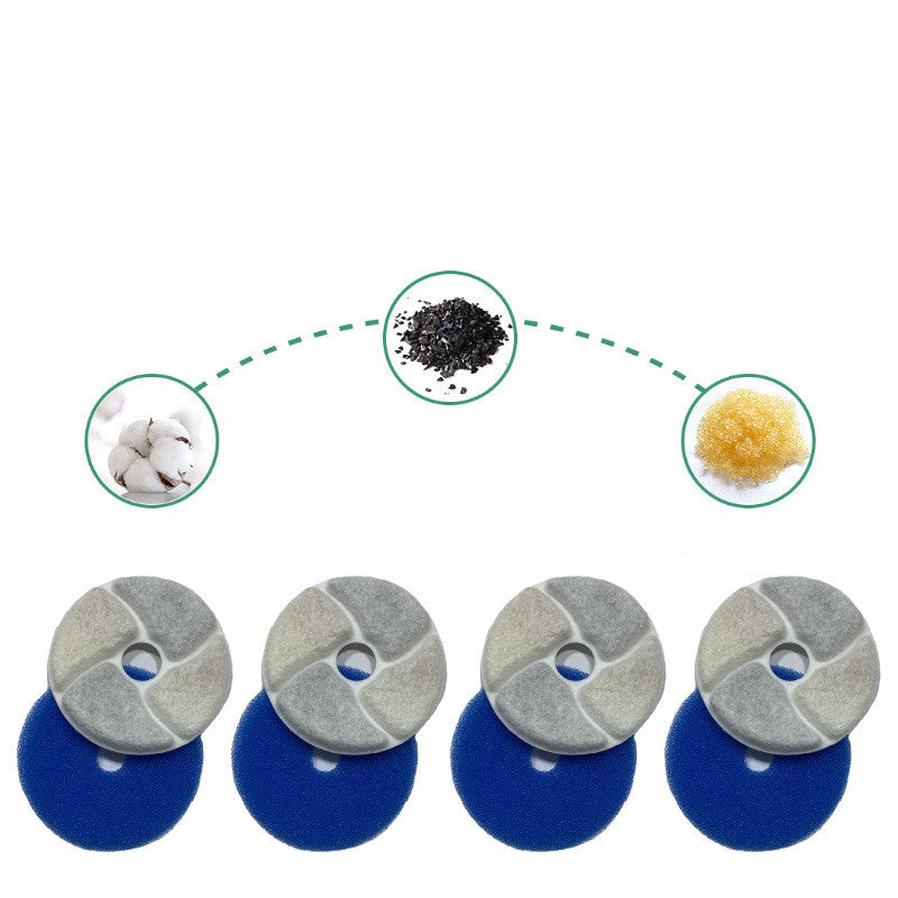 JMT-773514 Natural Pet Water Dispenser Filter Set - 4 Pack of Filtering Ingredients