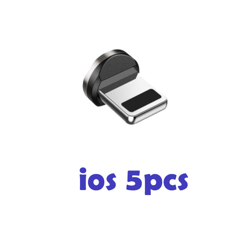 JMT-773706 Magnetic Charging Cable with Nylon Wire and Rotating Magnetic Suction Heads for Universal Compatibility