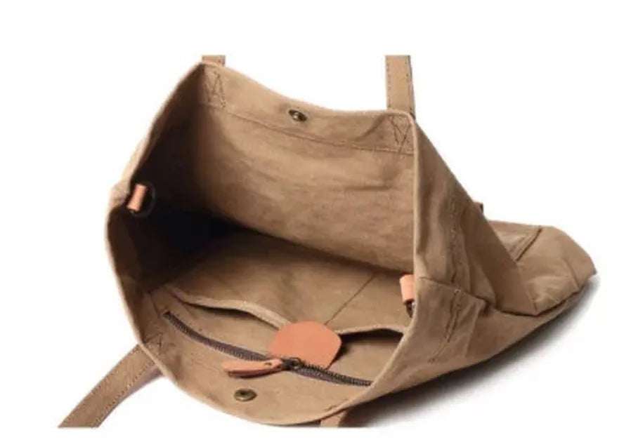 JMT-773706 Women's Canvas Crossbody Shopping Tote Bag - FX7096, 29x12x39CM