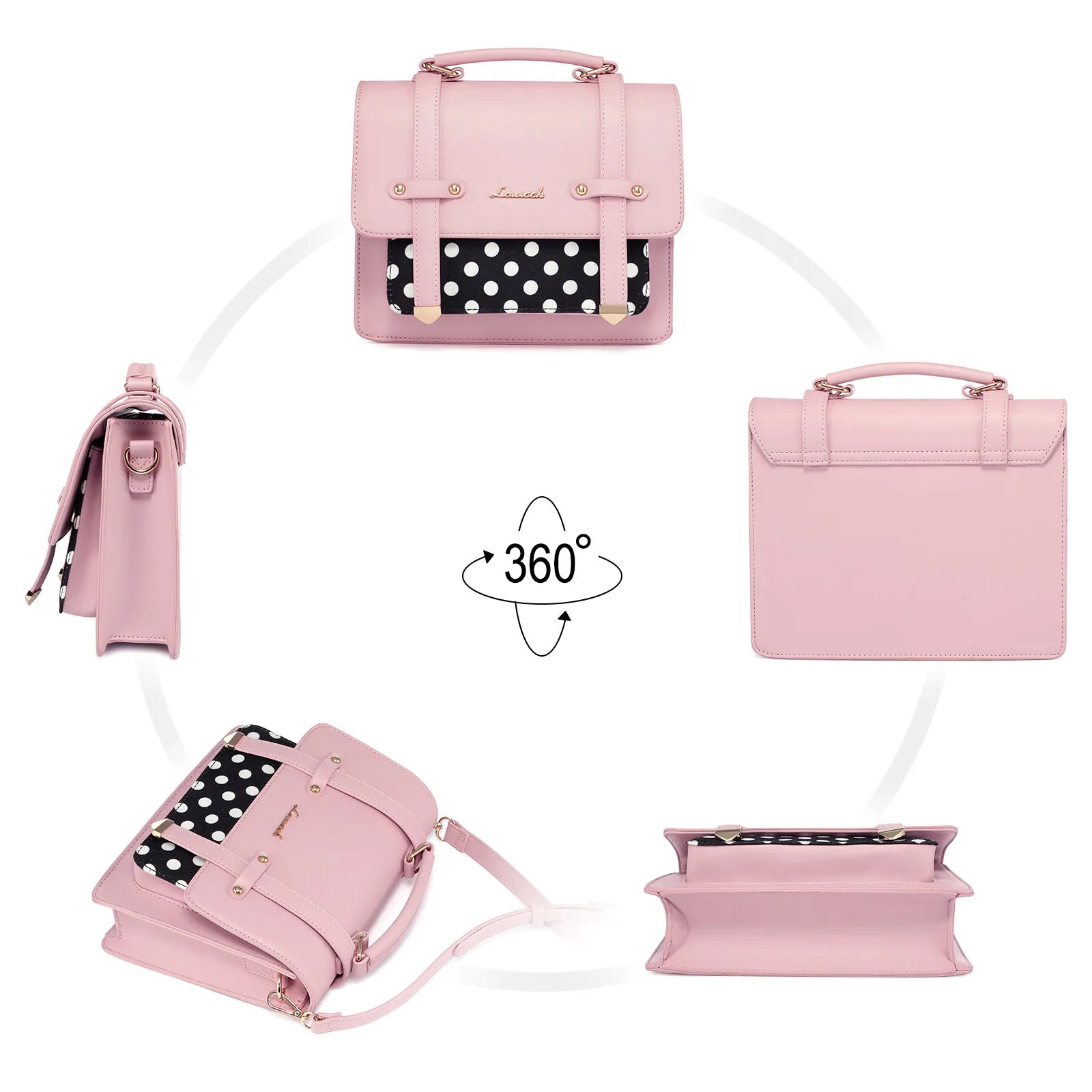 JMT-773834 Stylish LOVEVOOK Office Tote Bags for Women - Fashionable Strip Shoulder Handbags