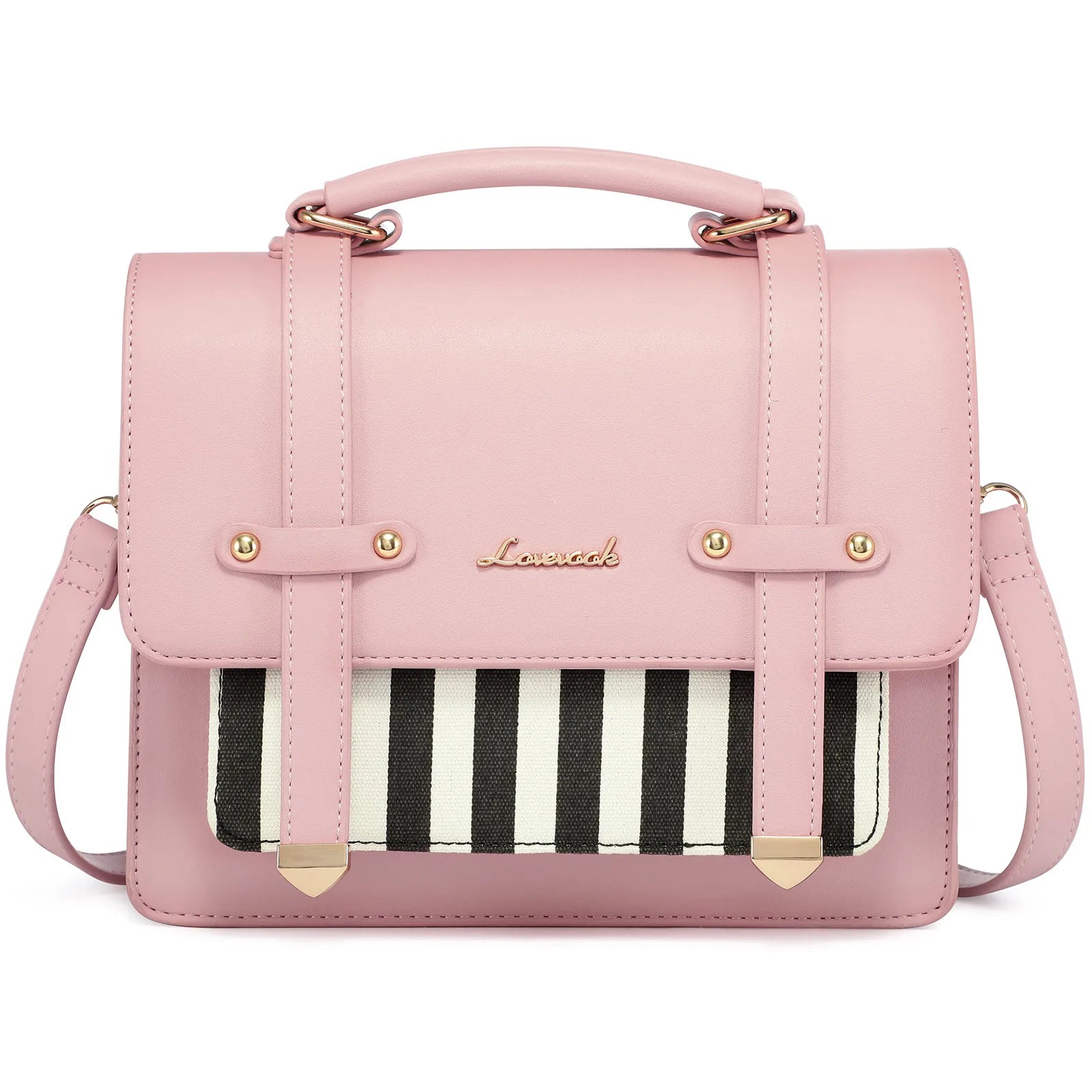 JMT-773834 Stylish LOVEVOOK Office Tote Bags for Women - Fashionable Strip Shoulder Handbags