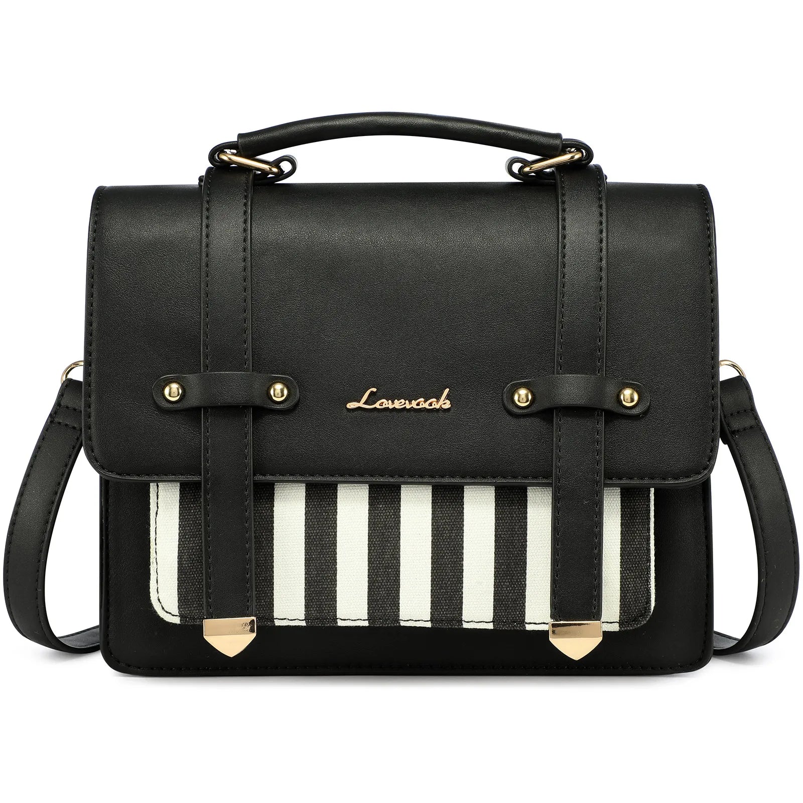 JMT-773834 Stylish LOVEVOOK Office Tote Bags for Women - Fashionable Strip Shoulder Handbags