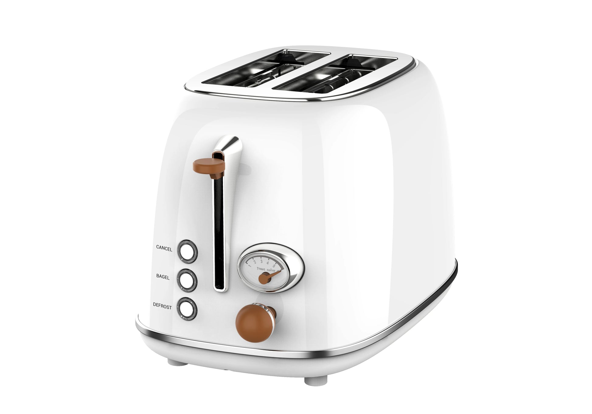 JMT-773962 Stainless Steel 2-Slice Electric Breakfast Sandwich Toaster with Automatic Pop-Up Function